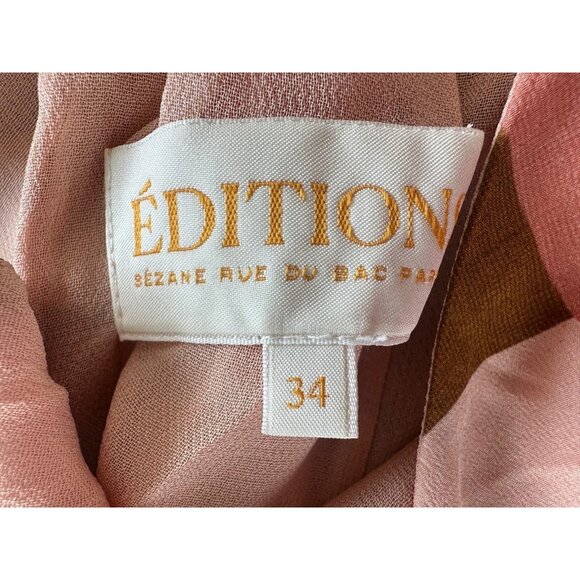 Sezane Edition Alosie Slip Dress Silk Kinsley Size 34 (2) - Picture 10 of 13